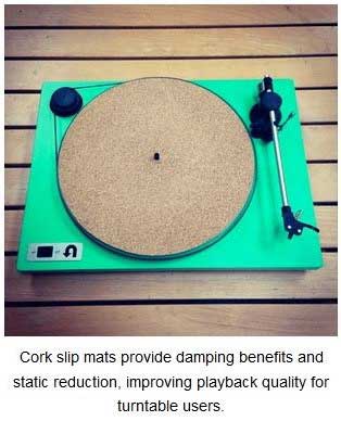 Cork Turntable Mat - CorkHouse